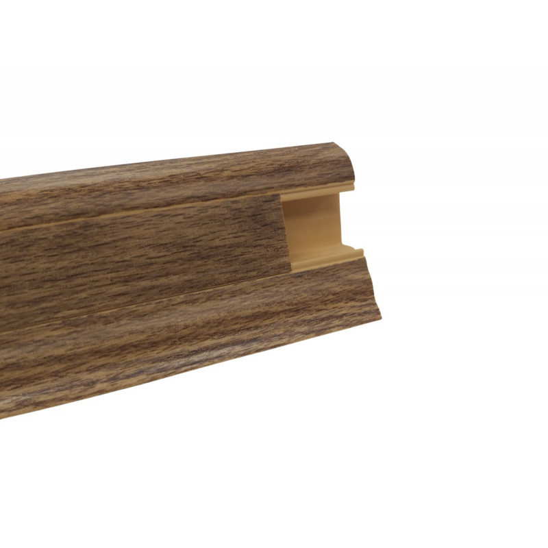 Obvodová lišta SLK50 W279 Dub tmavohnědý pro PVC
