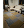 AKCE: 90x150 cm Ručně všívaný kusový koberec Abstract Collage Ochre/Natural