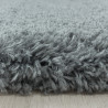 Kusový koberec Fluffy Shaggy 3500 light grey kruh