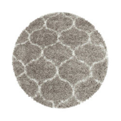 Kusový koberec Salsa Shaggy 3201 beige kruh