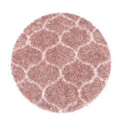 Kusový koberec Salsa Shaggy 3201 rose kruh