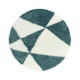 Kusový koberec Tango Shaggy 3101 blue kruh