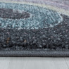 Dětský kusový koberec Funny 2102 grey kruh