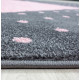 Dětský kusový koberec Bambi 830 pink kruh