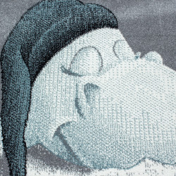 Dětský kusový koberec Bambi 840 blue kruh