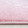 Dětský kusový koberec Bambi 870 pink kruh