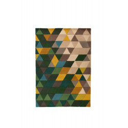 AKCE: 160x220 cm Ručně všívaný kusový koberec Illusion Prism Green/Multi