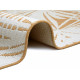 Kusový koberec Beach 105174 Cream, Gold