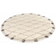 Kusový koberec Norwalk 105107 cream, grey kruh