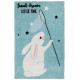 AKCE: 90x130 cm Dětský kusový koberec Lollipop 181 Bunny