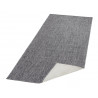 AKCE: 80x150 cm Kusový koberec Twin-Wendeteppiche 103097 grau creme – na ven i na doma