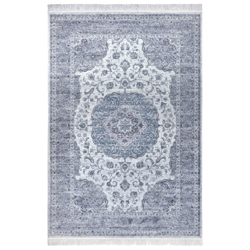 Kusový koberec Naveh 105031 Blue, silver