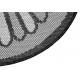 Protiskluzová rohožka Weave 105251 Anthracite Gray Cream - na ven i na doma