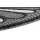 Protiskluzová rohožka Weave 105251 Anthracite Gray Cream - na ven i na doma