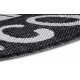 Protiskluzová rohožka Weave 105254 Anthracite Gray Cream - na ven i na doma