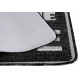 Protiskluzová rohožka Weave 105256 Anthracite Gray Cream - na ven i na doma