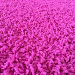 AKCE: 150x150 cm Kusový růžový koberec Color Shaggy čtverec