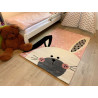 AKCE: 120x170 cm Dětský koberec Kiddo F0131 pink