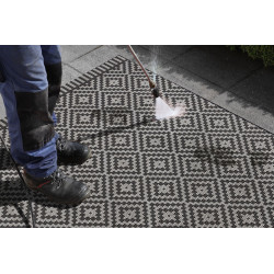 Kusový koberec Mujkoberec Original Mia 103520 Black Creme – na ven i na doma