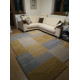 AKCE: 150x240 cm Ručně všívaný kusový koberec Abstract Collage Ochre/Natural