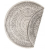 Kusový koberec Mujkoberec Original Nora 104156 Grey Creme kruh