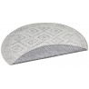 Kusový koberec Mujkoberec Original Nora 105004 Grey Creme kruh