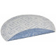 Kusový koberec Mujkoberec Original Nora 105006 Blue Creme kruh
