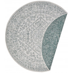 Kusový koberec Mujkoberec Original Nora 105025 Green Creme kruh