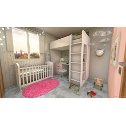 Kusový koberec Eton růžový ovál