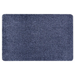Rohožka Clean & Go 105348 Dark blue Black – na ven i na doma - na ven i na doma