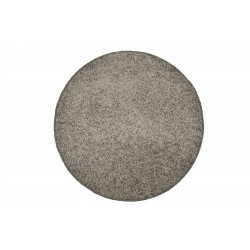 AKCE: 120x120 (průměr) kruh cm Kusový kulatý koberec Color Shaggy šedý