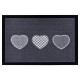 Rohožka Printy 105368 Dark grey - na ven i na doma