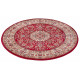Kusový koberec Herat 105276 Red Cream kruh