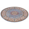 Kusový koberec Herat 105282 Blue Cream kruh