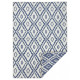 AKCE: 120x170 cm Kusový koberec Twin-Wendeteppiche 103137 blau creme – na ven i na doma