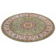 Kusový koberec Herat 105283 Sage green Cream kruh