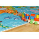 160x230 Poškozený,vada tisku-Dětský kusový koberec Torino kids 233 WORLD MAP