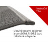 160x230 Poškozené obšití-Kusový koberec Parma 9260 black