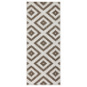 Kusový koberec Twin-Wendeteppiche 103133 braun creme