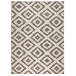 Kusový koberec Twin-Wendeteppiche 103133 braun creme