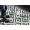 Kusový koberec Twin-Wendeteppiche 103131 grün creme – na ven i na doma