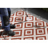 Kusový koberec Twin-Wendeteppiche 103130 terra creme – na ven i na doma
