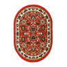 Kusový koberec TEHERAN-T 117/red ovál