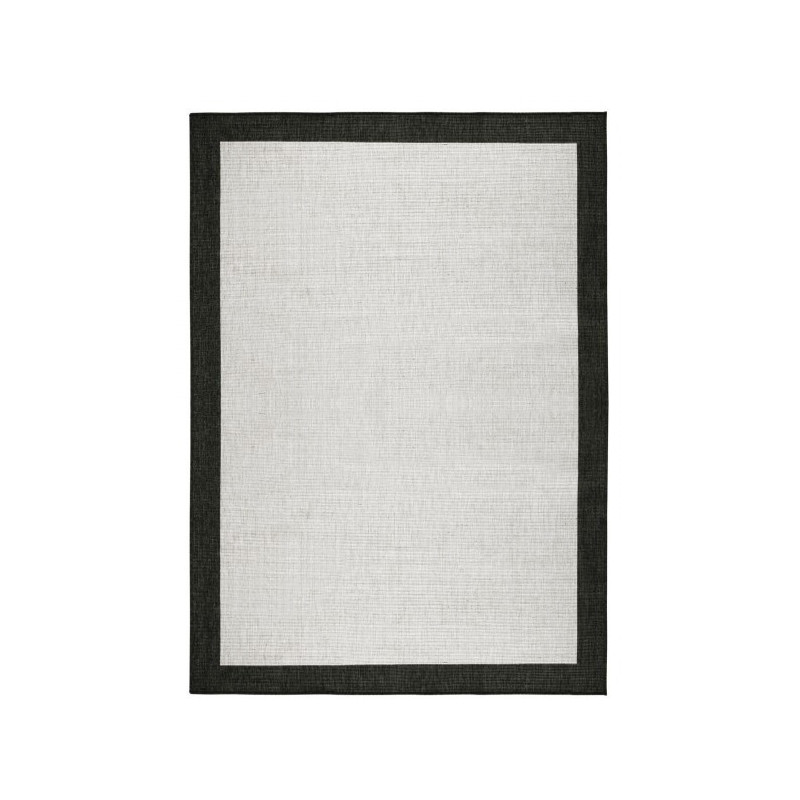 Kusový koberec Twin-Wendeteppiche 103105 creme schwarz – na ven i na doma