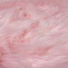 Kusový koberec Faux Fur Sheepskin Pink kruh