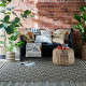 Kusový koberec Florence Alfresco Moretti Black/Beige – na ven i na doma