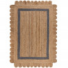 Kusový koberec Grace Jute Natural/Grey