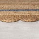Kusový koberec Grace Jute Natural/Grey ovál