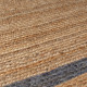 Kusový koberec Grace Jute Natural/Grey ovál
