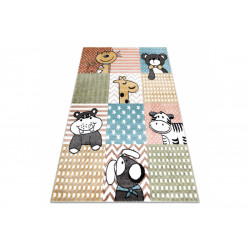 Dětský kusový koberec Fun Pets multi